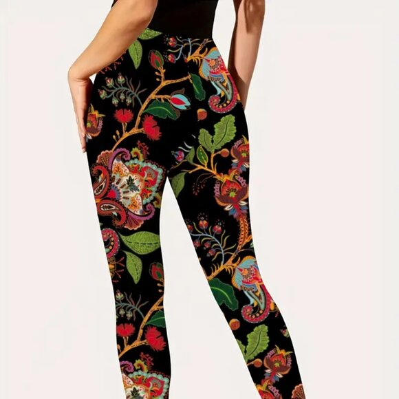 Colorful Printed Leggings - Picture 2 of 2